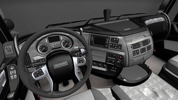DAF E6 Grey Black Interior