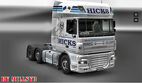 DAF Hicks Transport skin
