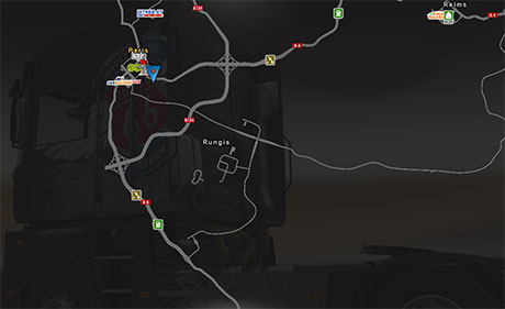 New map with Rungis