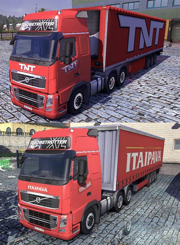 Volvo TNT and Itaipava skins