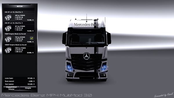 Mercedes Benz MP4 Multimod 3.0