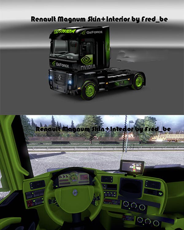 Renault Magnum Skin + Interior Nvidia