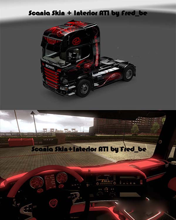 Scania Skin + Interior ATI