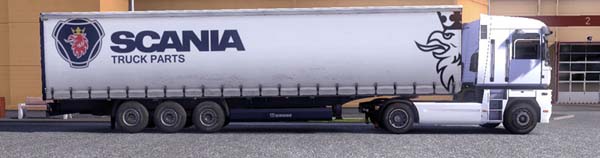 Scania trailer skin