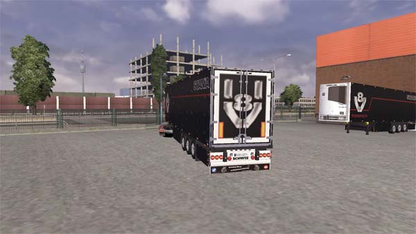 V8 Scania Schmitz trailer 