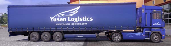 Yusen Logistics trailer skin 