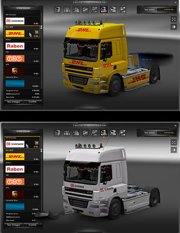 DAF CF 85 Skin Pack