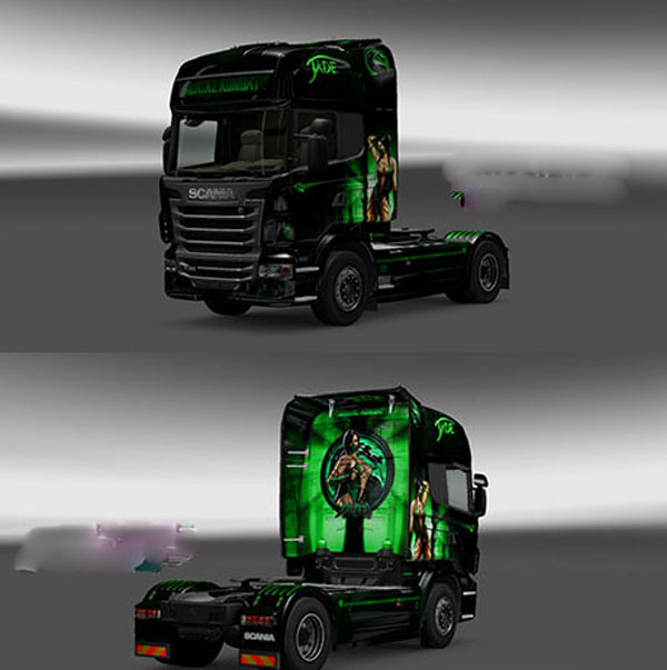 Scania Mortal Kombat Jade Skin