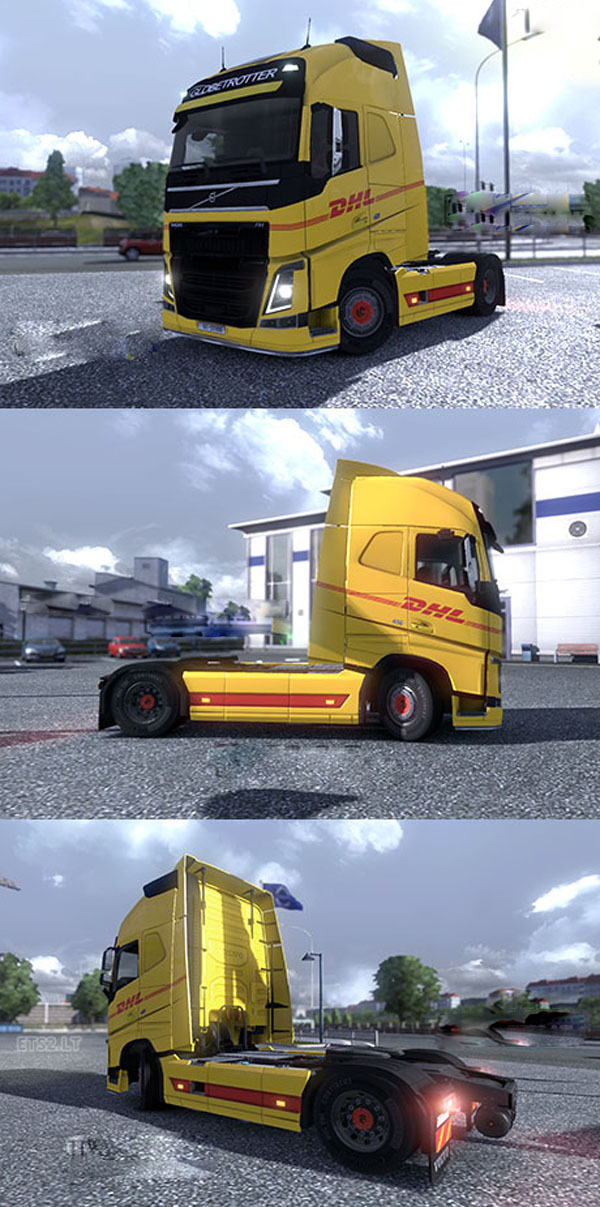 New Volvo FH16 DHL skin