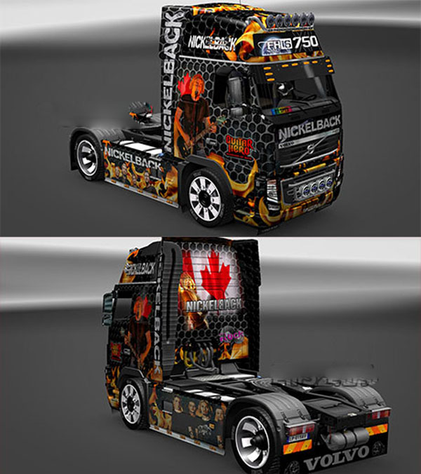 Nickelback Volvo FH16 skin