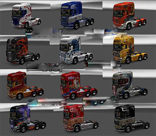 Scania 12 skins