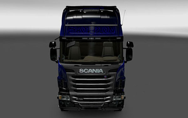 Scania Blue Scorpion Skin