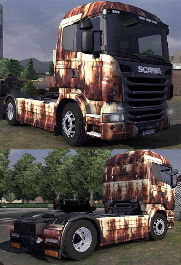 Scania rusty skin