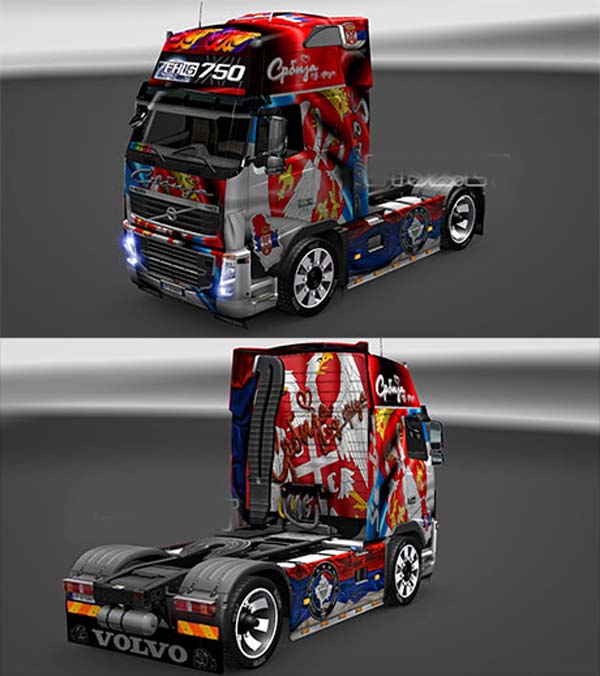 Serbia Volvo FH16 skin