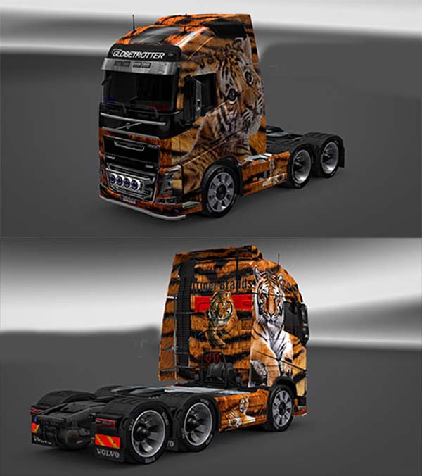 Volvo FH16 2012 Tiger skin