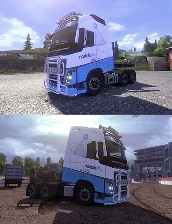 Volvo FH16 2013 Norfolkline skin