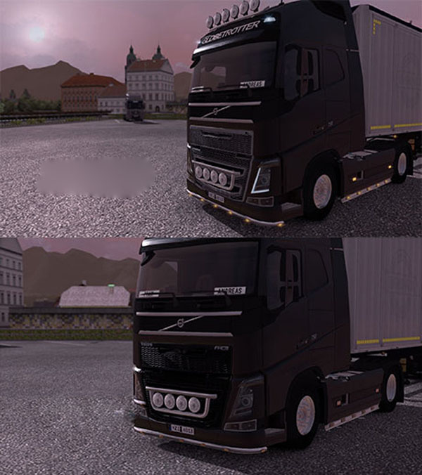 Volvo FH16 grill paint