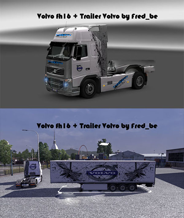 Volvo fh16 + Trailer Volvo