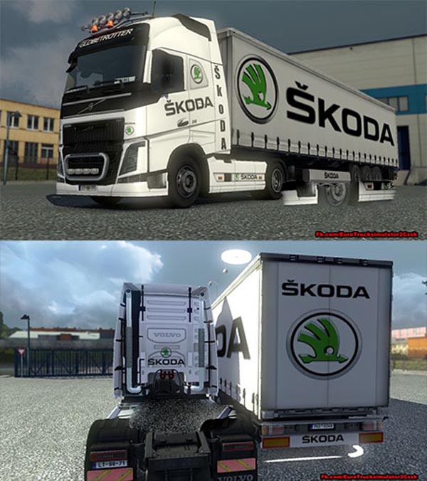 Škoda auto combo skin