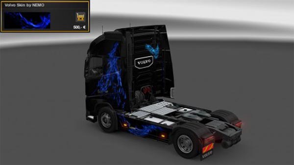 Blue Fire Skin for Volvo FH-2012 