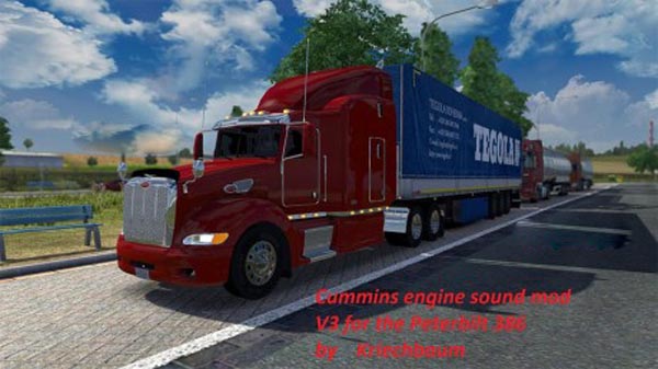 Cummins V3 sound mod for the Peterbilt 386