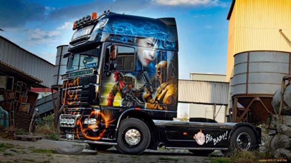 DAF XF Hellboy Skin