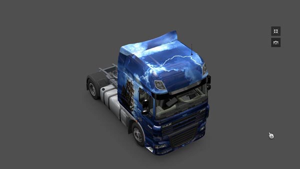 Daf Blue Sea Pirate skin