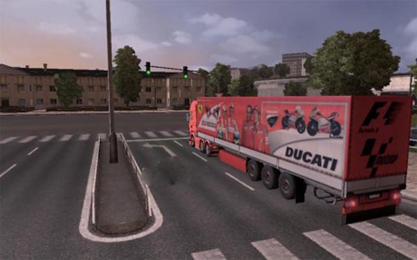 Ferrari Ducati Trailer