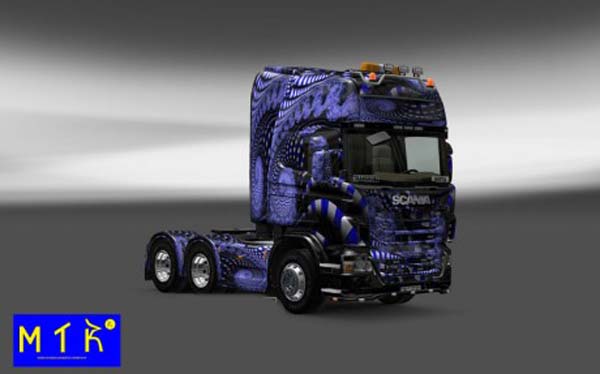 Scania Blue Ladder Skin