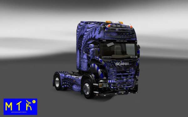 Scania Blue Ladder Skin