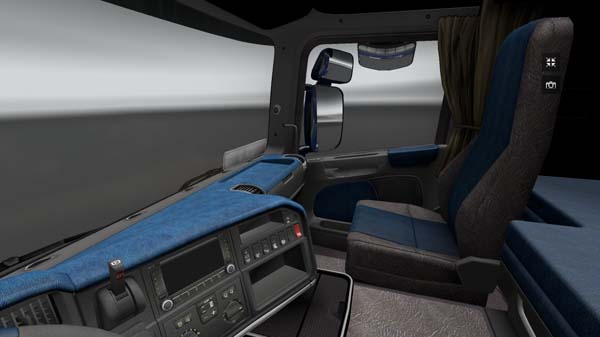 Scania Blue – Grey Leather Interior 