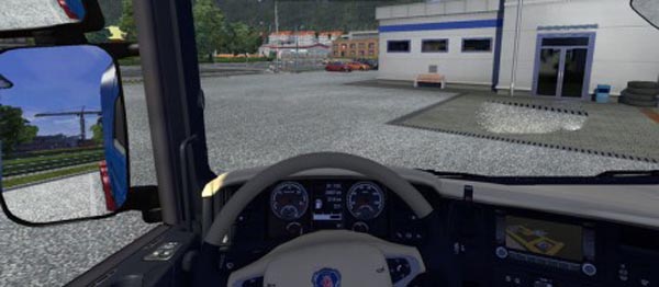Scania R2009 Black Beige Interior