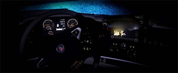 Scania V8 Gold Dashboard