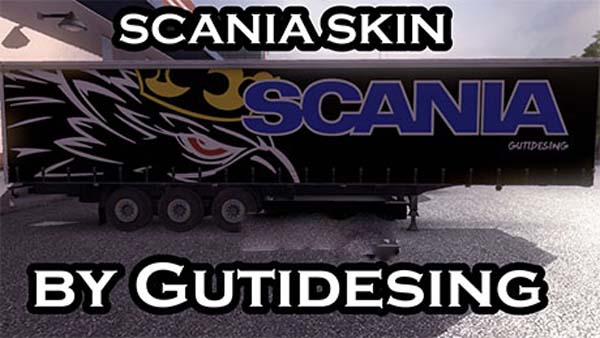 Scania trailer skin