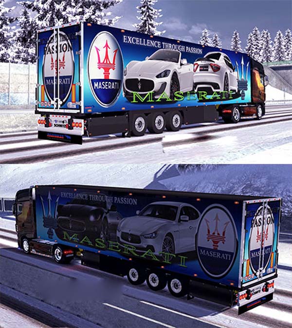 Schmitz Maserati trailer