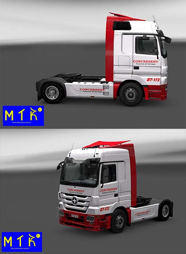 Skin Mercedes-Benz Actros Concreserv