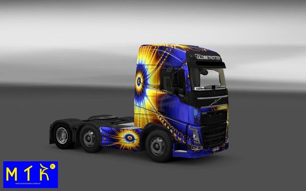 Skin Volvo FH2013 Sol Fractal