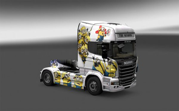 The Minions skin for Scania R