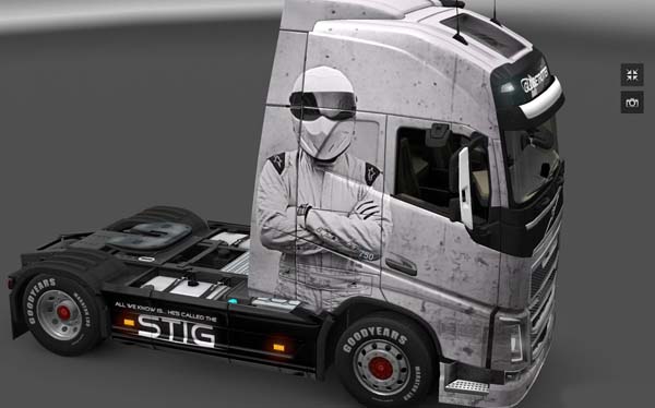 The Stig skin for Volvo FH