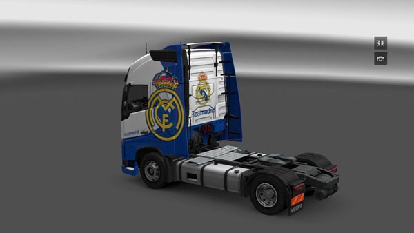 Volvo FH16 Real Madrid Skin