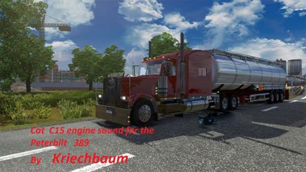 Cat C15 engine sound for the Peterbilt 389