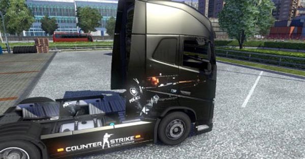 Counter Strike Global Offensive skin for Volvo FH 2012 