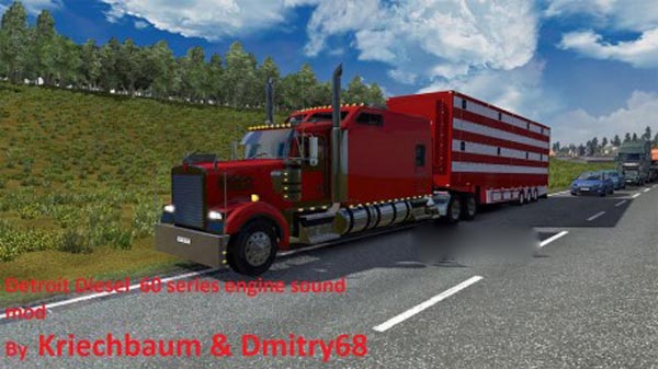 Detroit Diesel 60 series sound mod for the W900 Long