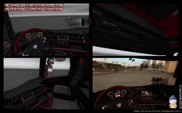 Interior Scania V8 Streamline Limited Edition