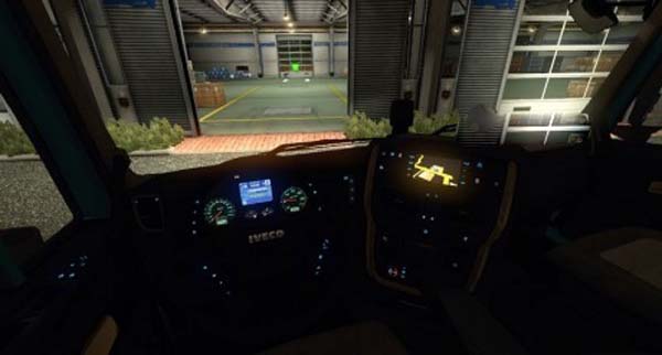 Iveco Hi-Way Dark interior + new dashboard lights