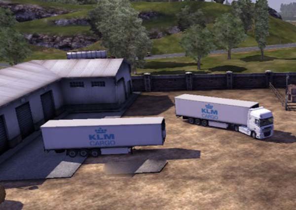 KLM trailer skin