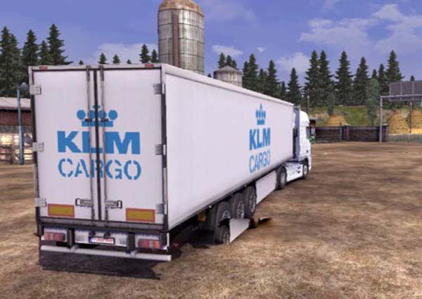 KLM trailer skin