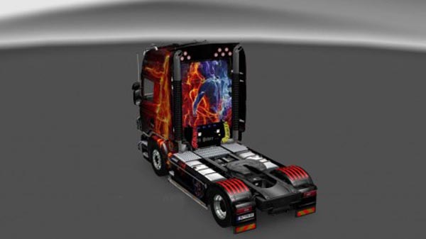 Scania Fire Girl Skin