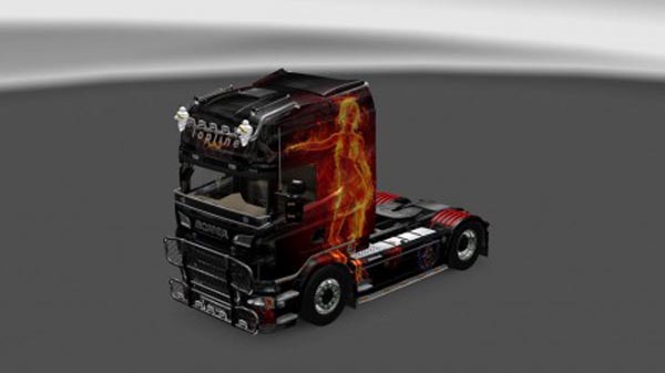 Scania Fire Girl Skin