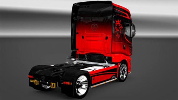 Scania R700 Black & Red 